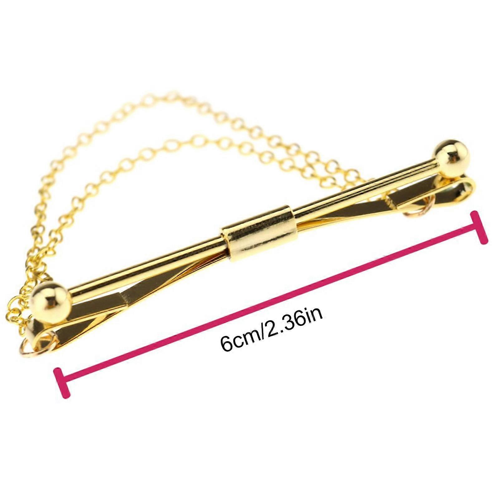 Luxe Koperen Mannen Shirt Pins Tie Clip Kraag Slui