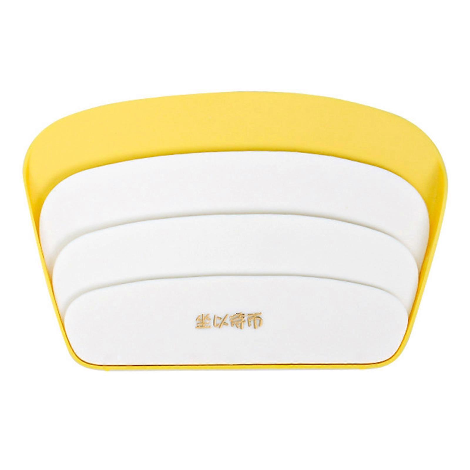 Plastic Playing Card Holder Board Game Poker Rack Game Card Stand Playing Card Holder Helper for Organizing Cards Yellow