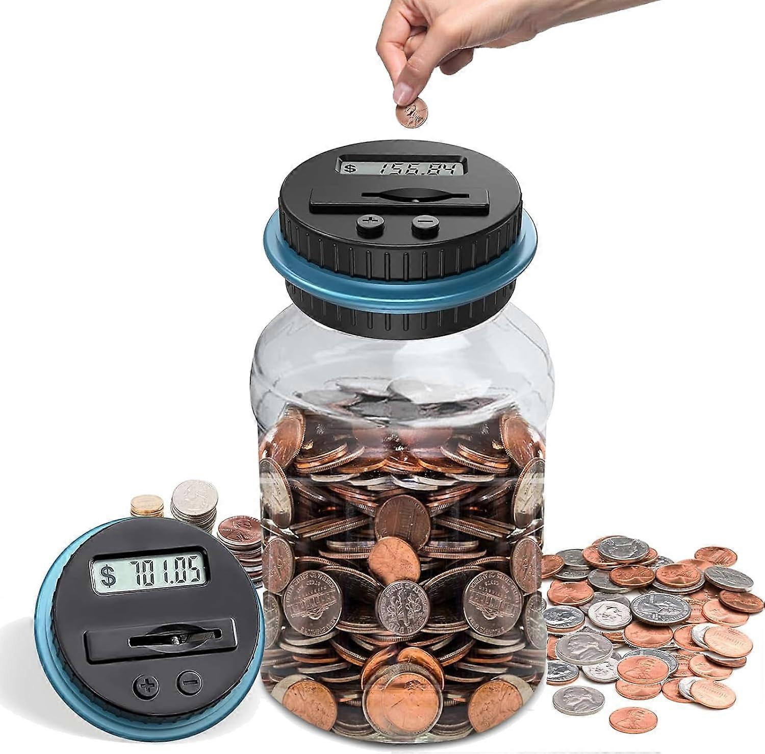 Counting Piggy Bank for Kids with 1.8L Capacity