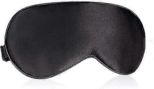 Soft and Comfortable Sleep Mask for Women - Adjustable Eye Cover, Lightweight Fabric, Black Color, Ideal for Travel and Relaxation