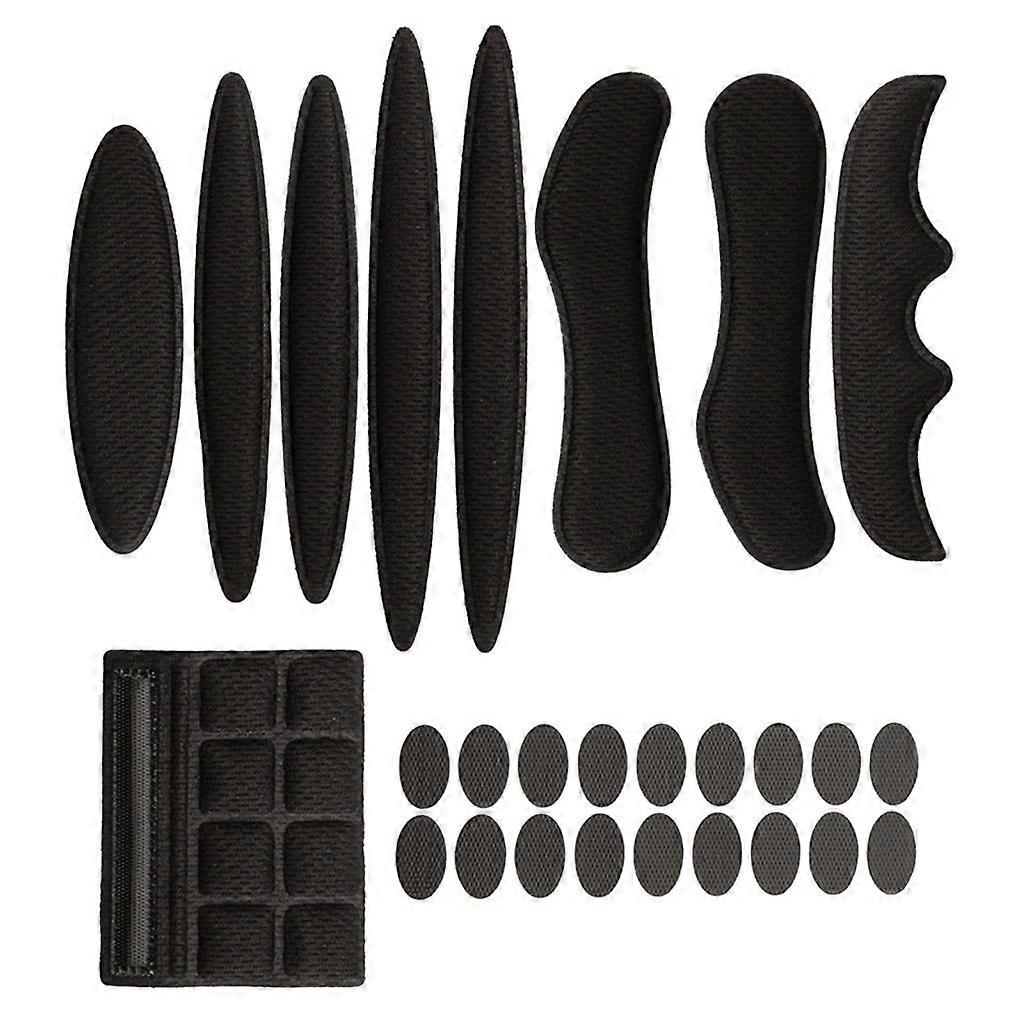 27Pcs Sykkel erstatning skum pads polstring hjelm puter matte for motorsykkel