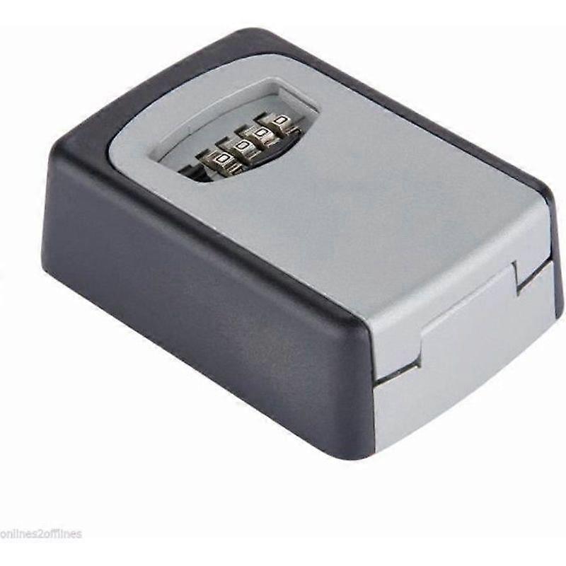Aluminum Alloy Wall Mounted Key BoxMini Outdoor Code Safe 4 Digit Combination Security Keys