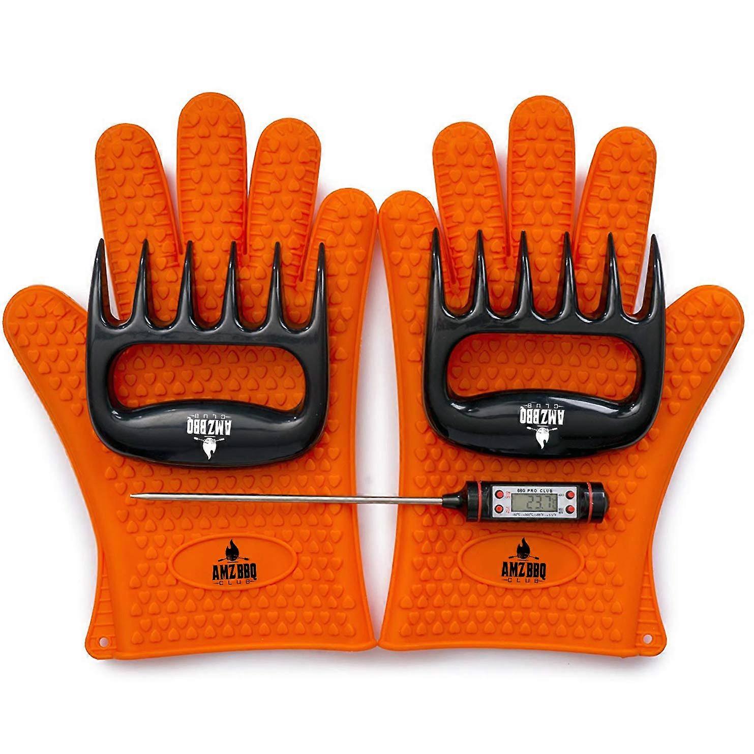 Meat Claws And Gloves 2 Pack BBQ Grill Accessories Set For Grilling