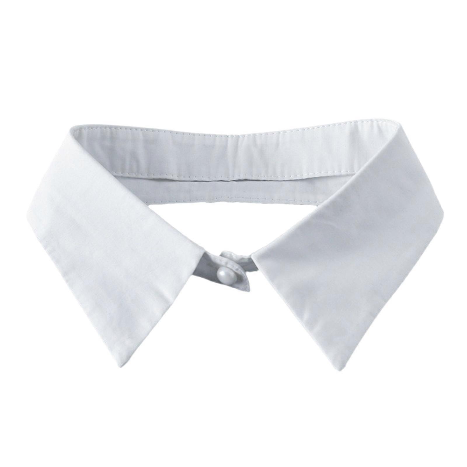 Detachable False Collar Girls Clothes Accessiory Matching with Cardigan or Dress for Lady Girl Half Shirt Collar  White