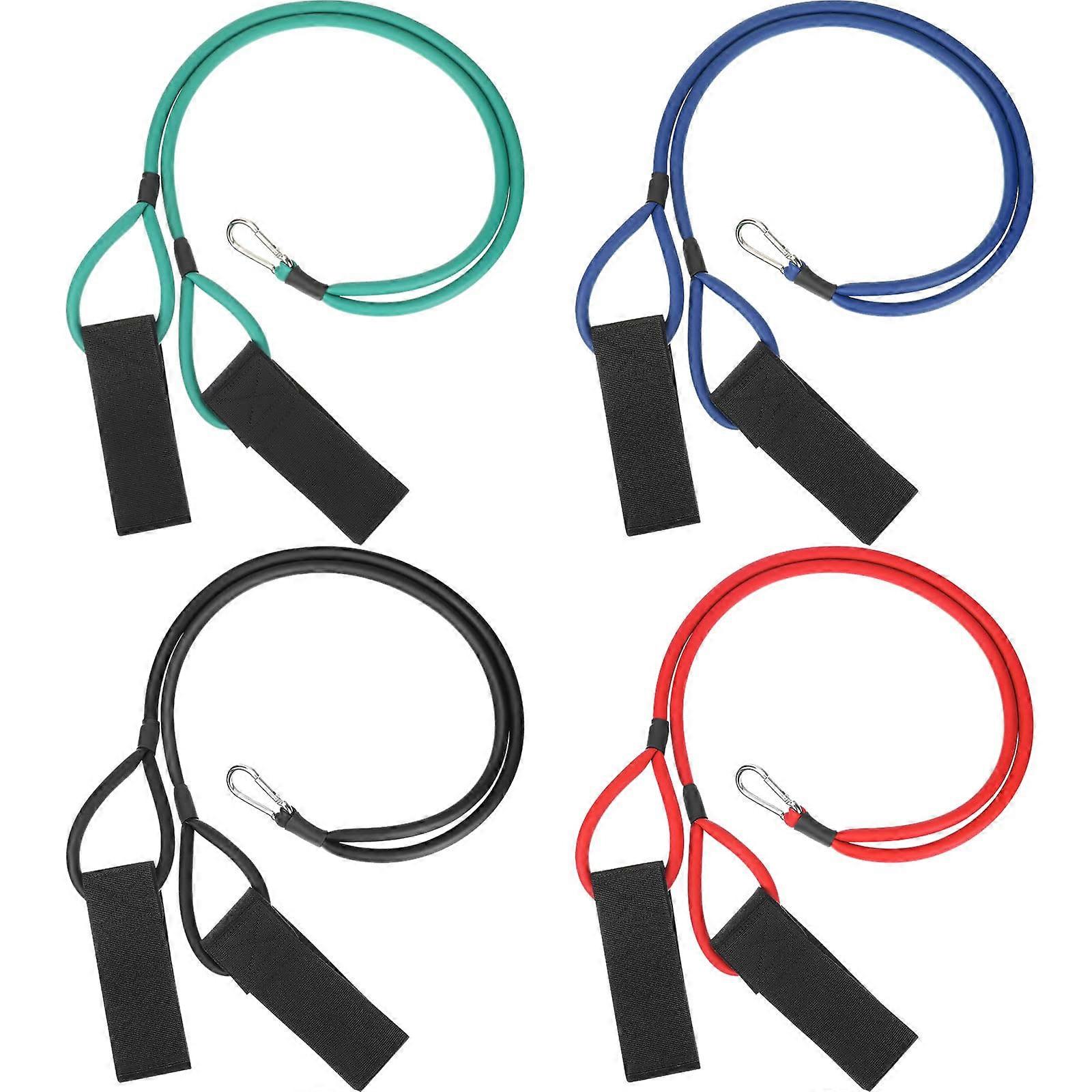 8-Piece Baseball Resistance Bands Set, Elastic Rubber Arm Exercise Tapes for Strength Training and Conditioning