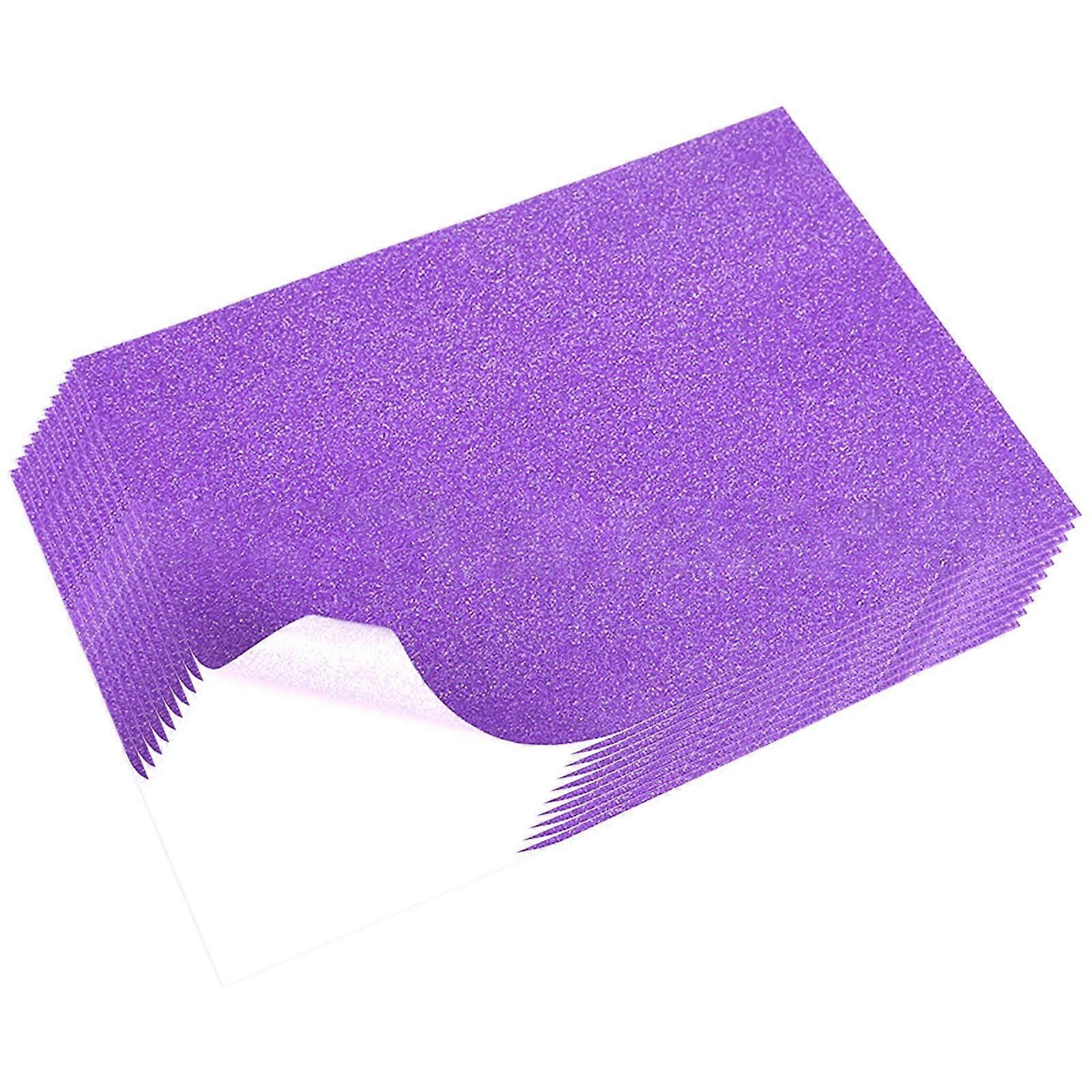 10pcs Gold Glitter Cardstock Paper for DIY Art Project Self Adhesive Stickers Handmade Carfts Wedding Birthday Party