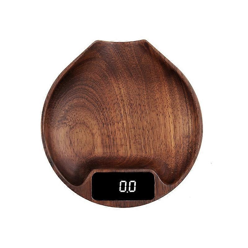 100g/0.1g Wood Electronic Tea Coffee Scale Kitchen Bar Scale