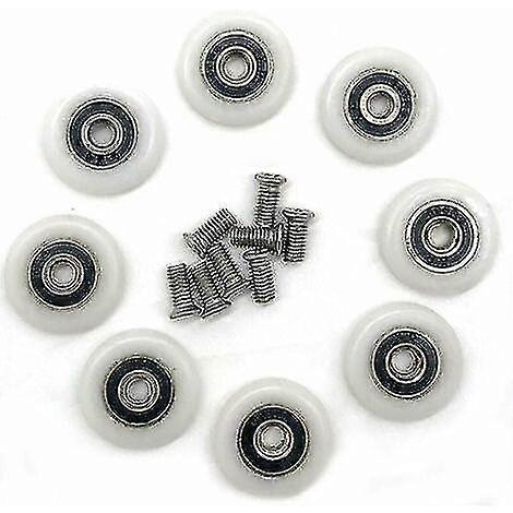 8 Replacement Wheels For 23 Mm Diameter Shower Door