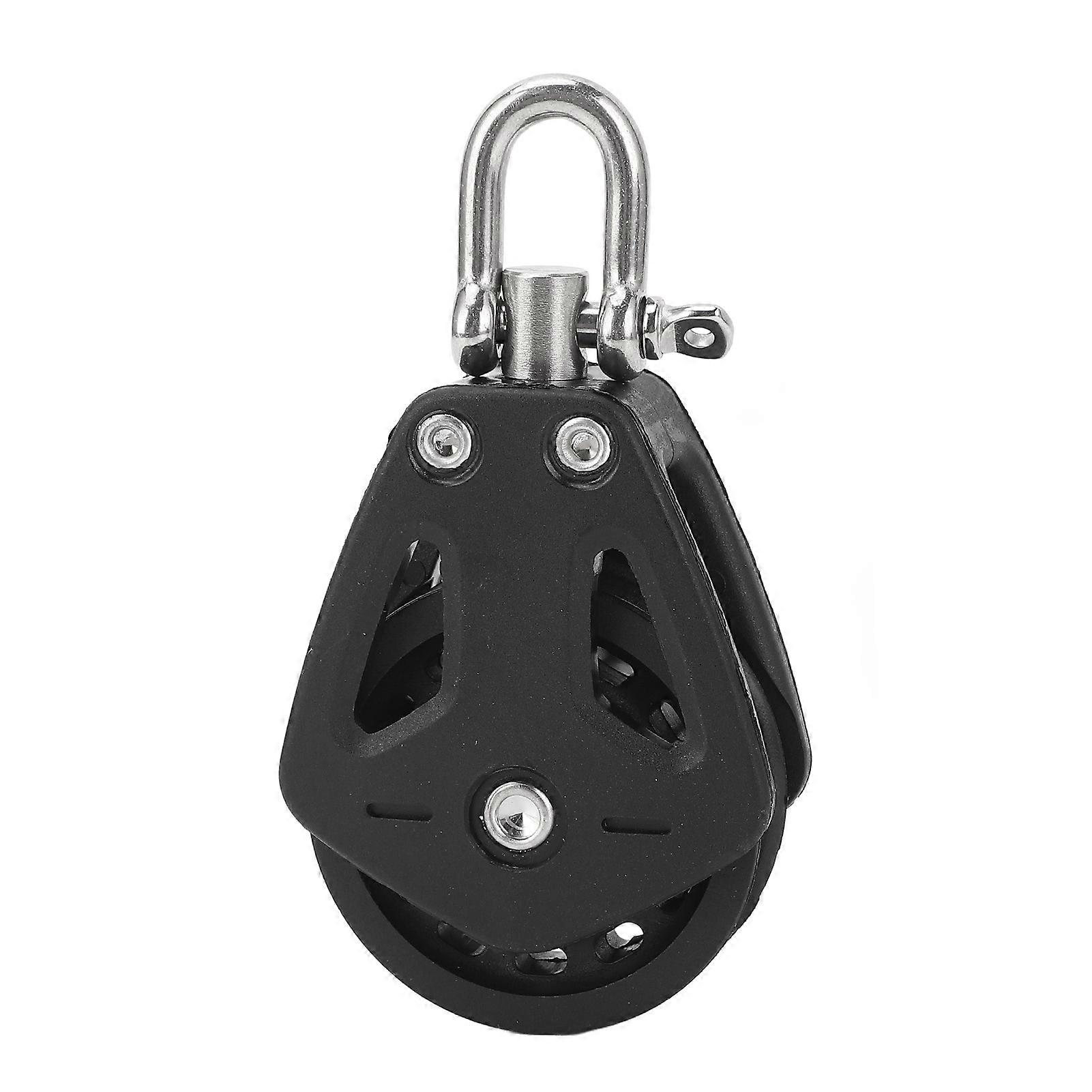 Sailboat Stainless Steel Nylon Secure Connection Kayak Pulley Roller Lifting Tool for Boat Ocean Going Ship