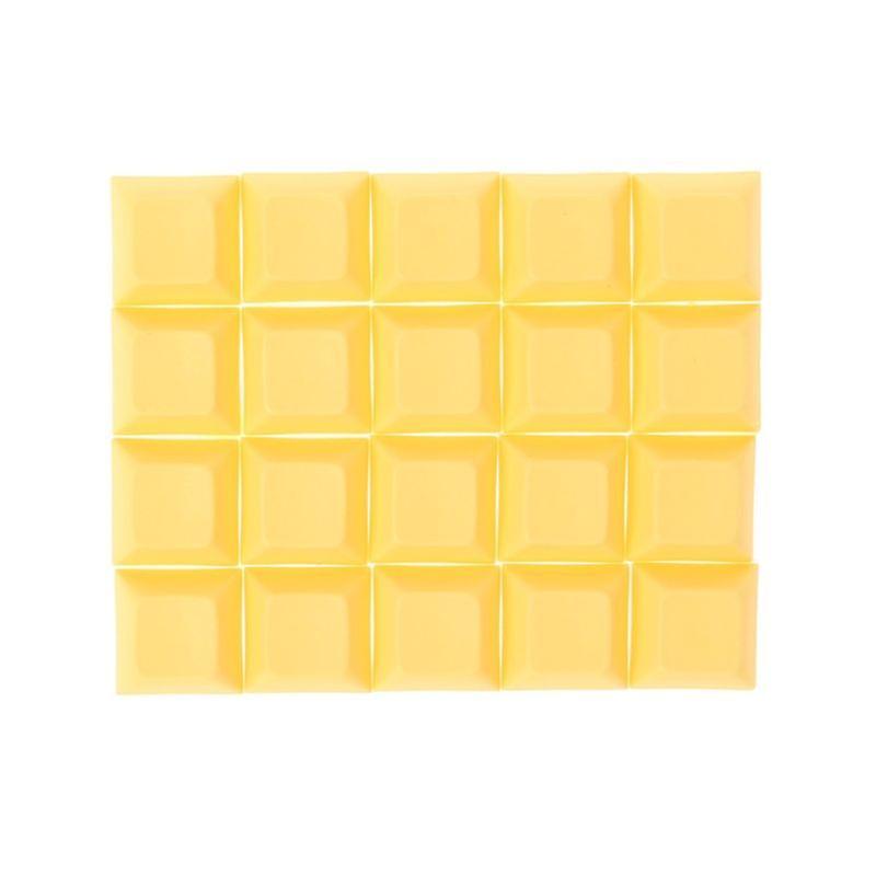 20PCs PBT Blank Keycaps Mechanical Keyboard Installation 1U DSA Profile for Key