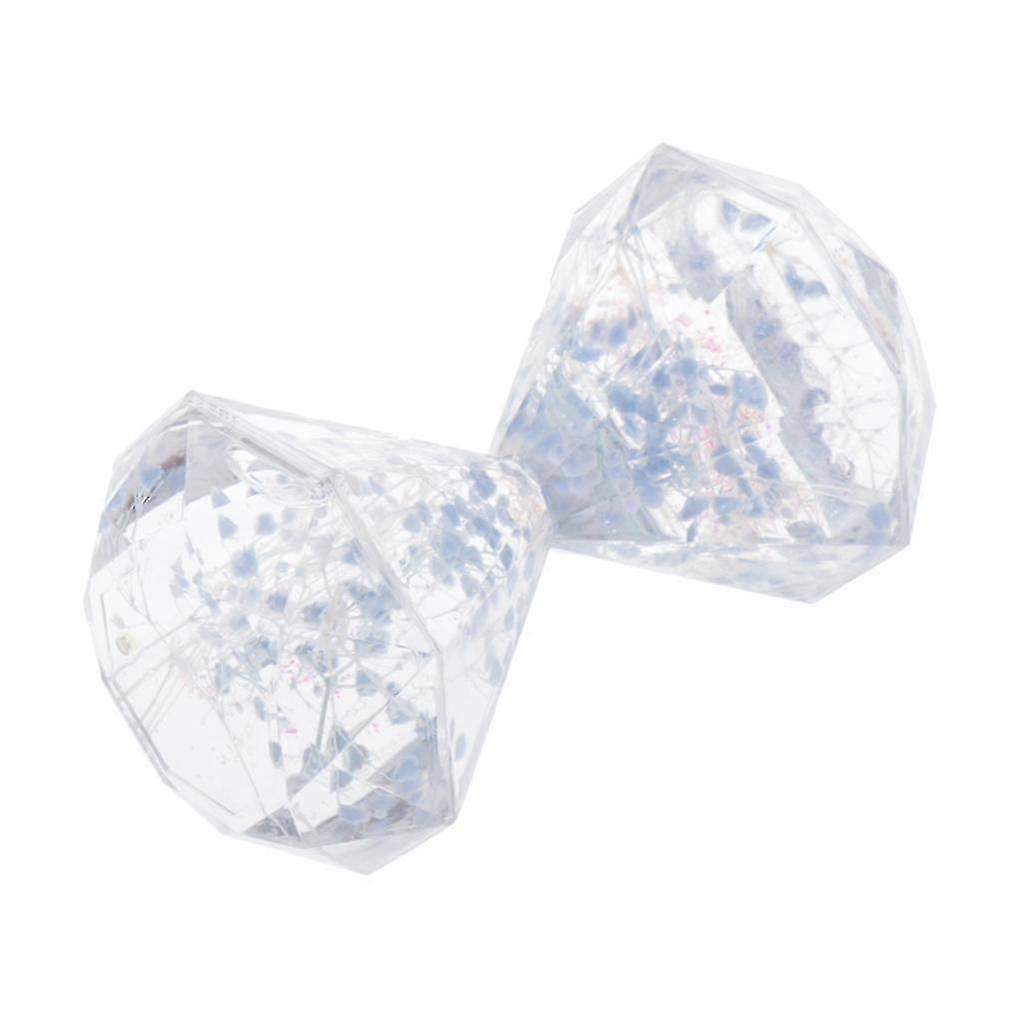 Diamond Pattern Oil Liquid Hourglass Decor