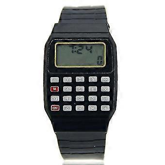 Nuevo reloj multifunción de silicona para niños* reloj electrónico negro