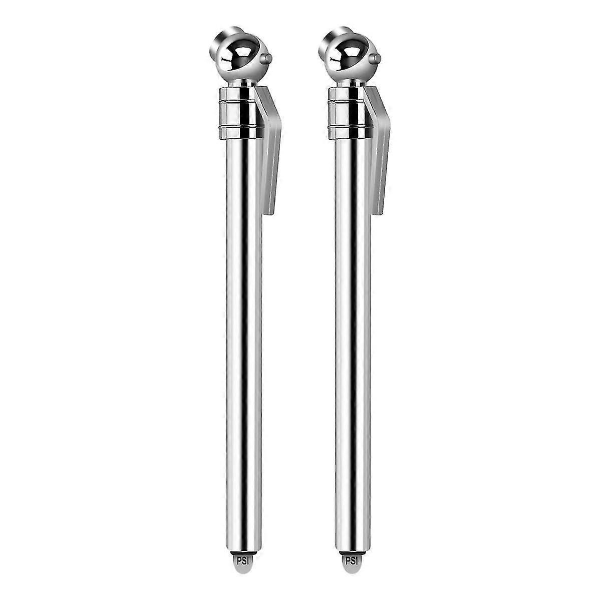 Tire Gauges Tire Pressure Gauges, Pen Style, 2 Pack