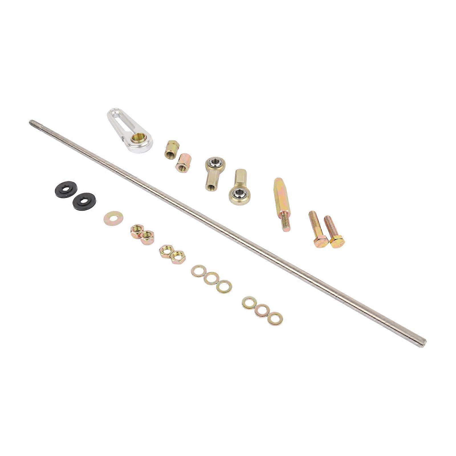21' Adjustable Transmission Column Shift Linkage Kit Compatible with GM Chevy TH200 2004R TH350 TH400 4L60 4L60E 4L80E 700R4 Transmission