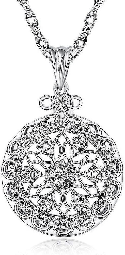 2,5X Schmucklupe Tragbare Legierung Lupe Halskette Anhänger Zeitung