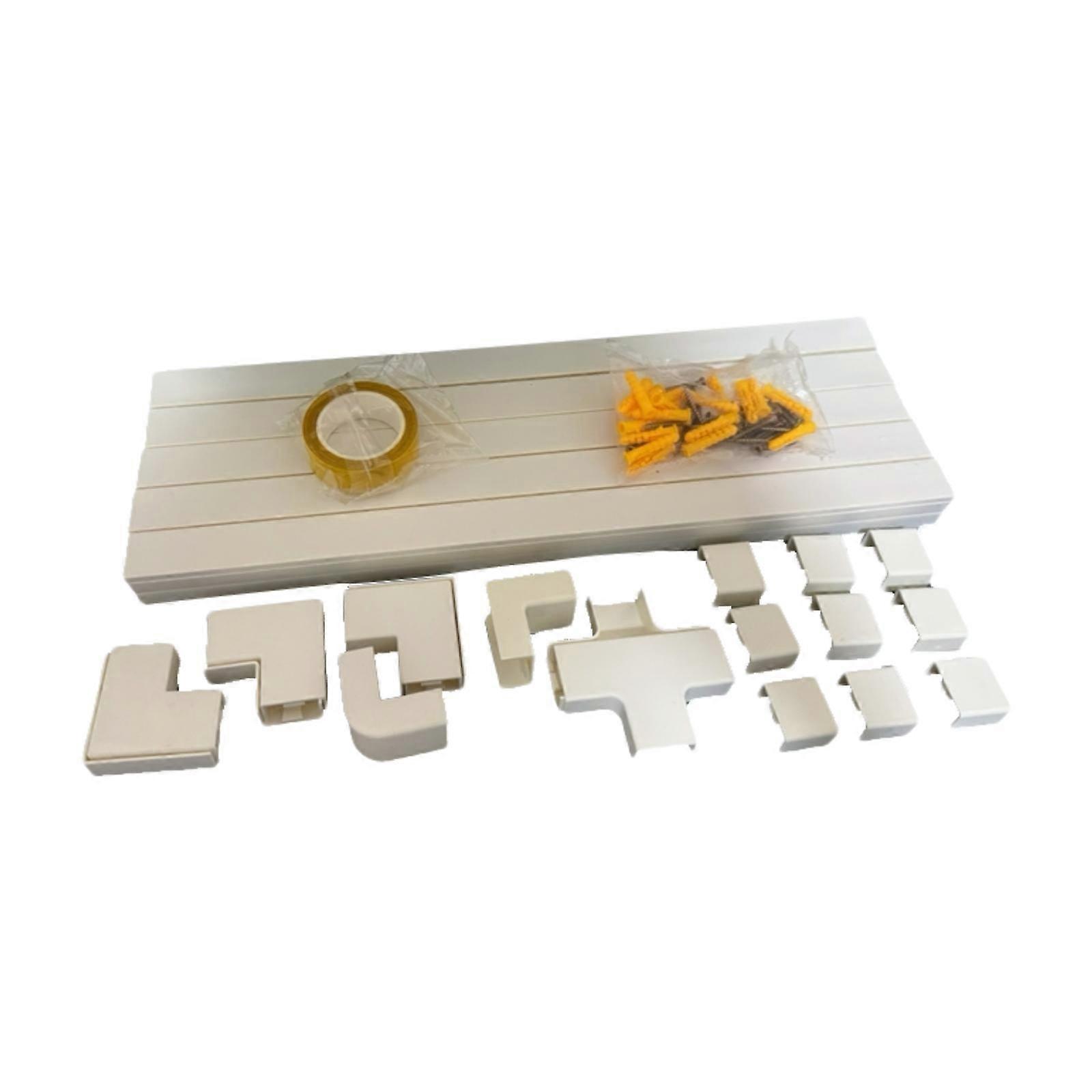 Ensemble de cache-cordons à peindre Gestion des câbles pour les lieux commerciaux Bureau à domicile