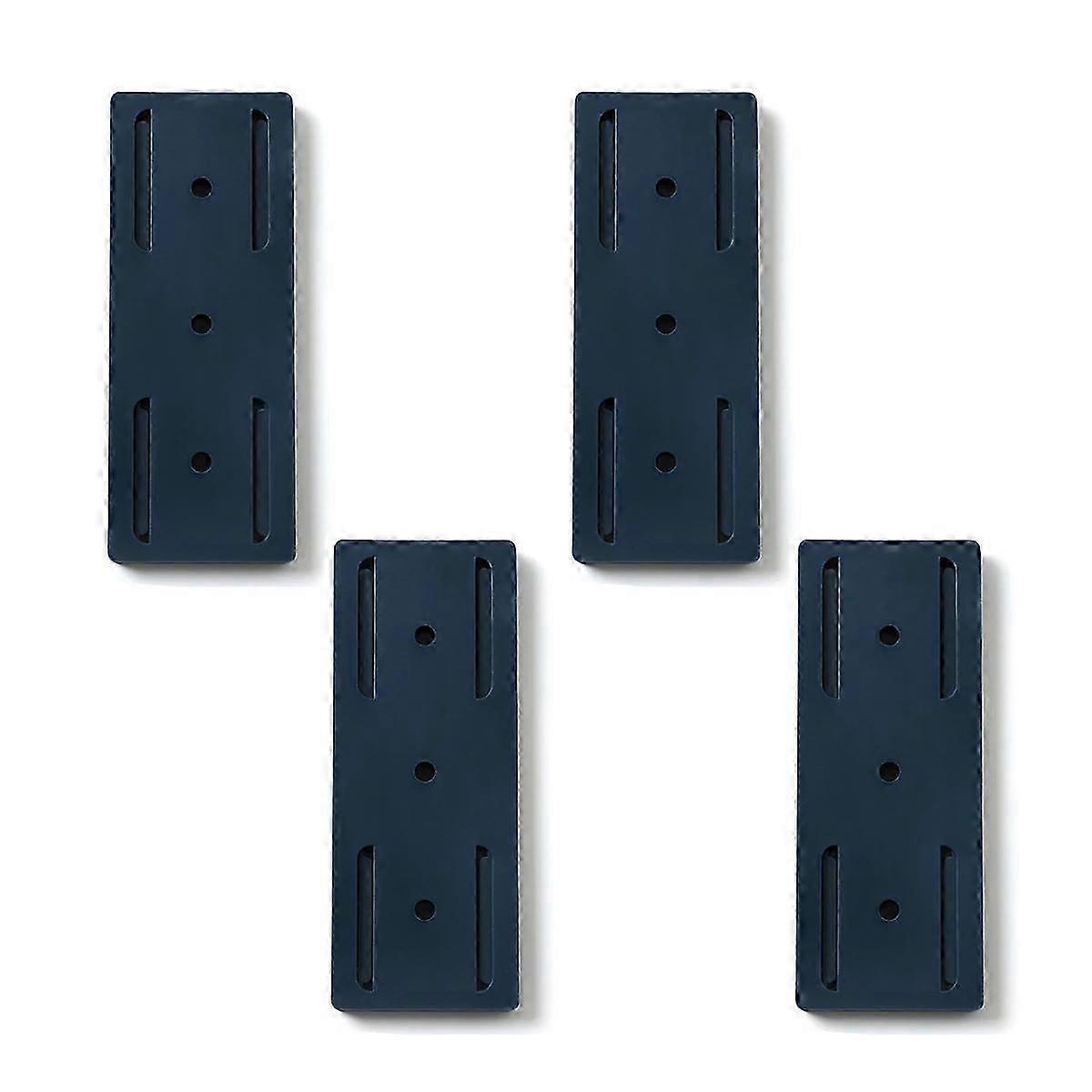 No Drill Extension Block Wall Mount Fixator - Easy to Install Sliding Design - for Home, Kitchen-Blue &My