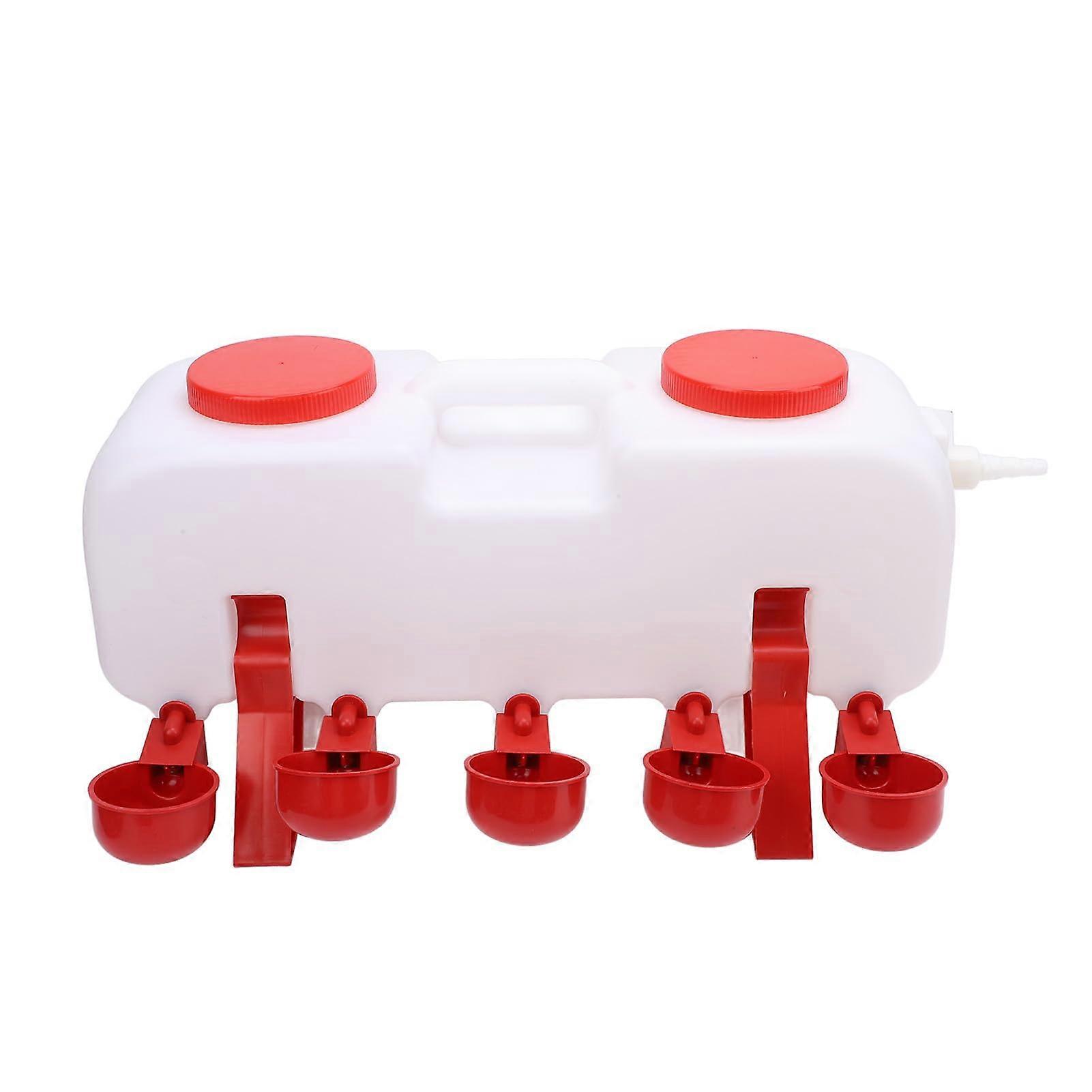 Automatic Chicken Waterer, Anti Tipping, Labor SavingCoop Automatic Waterer, Convenience Automatic Chicken Waterer for Poultry Farm