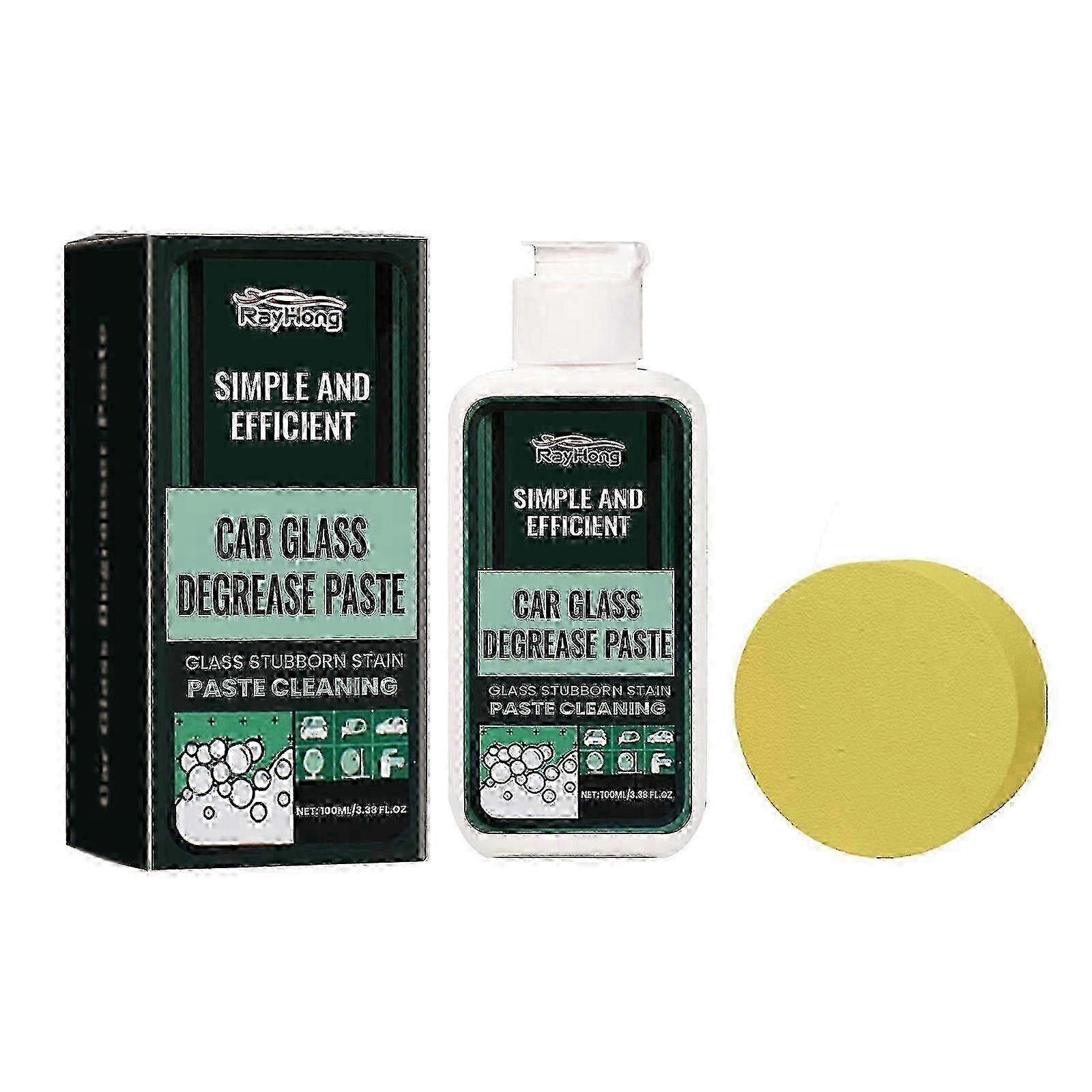 汽车玻璃去除膏，汽车挡风玻璃清洁去污防水窗户雨水清洁