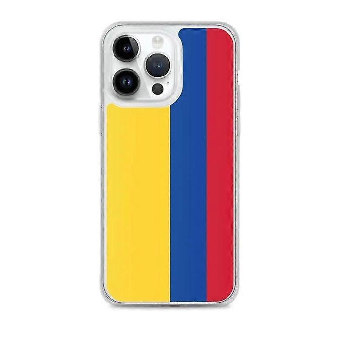 iPhone Case - Colombia Flag - iPhone 14 Pro Max - Flexible - Multicolored - Vertical