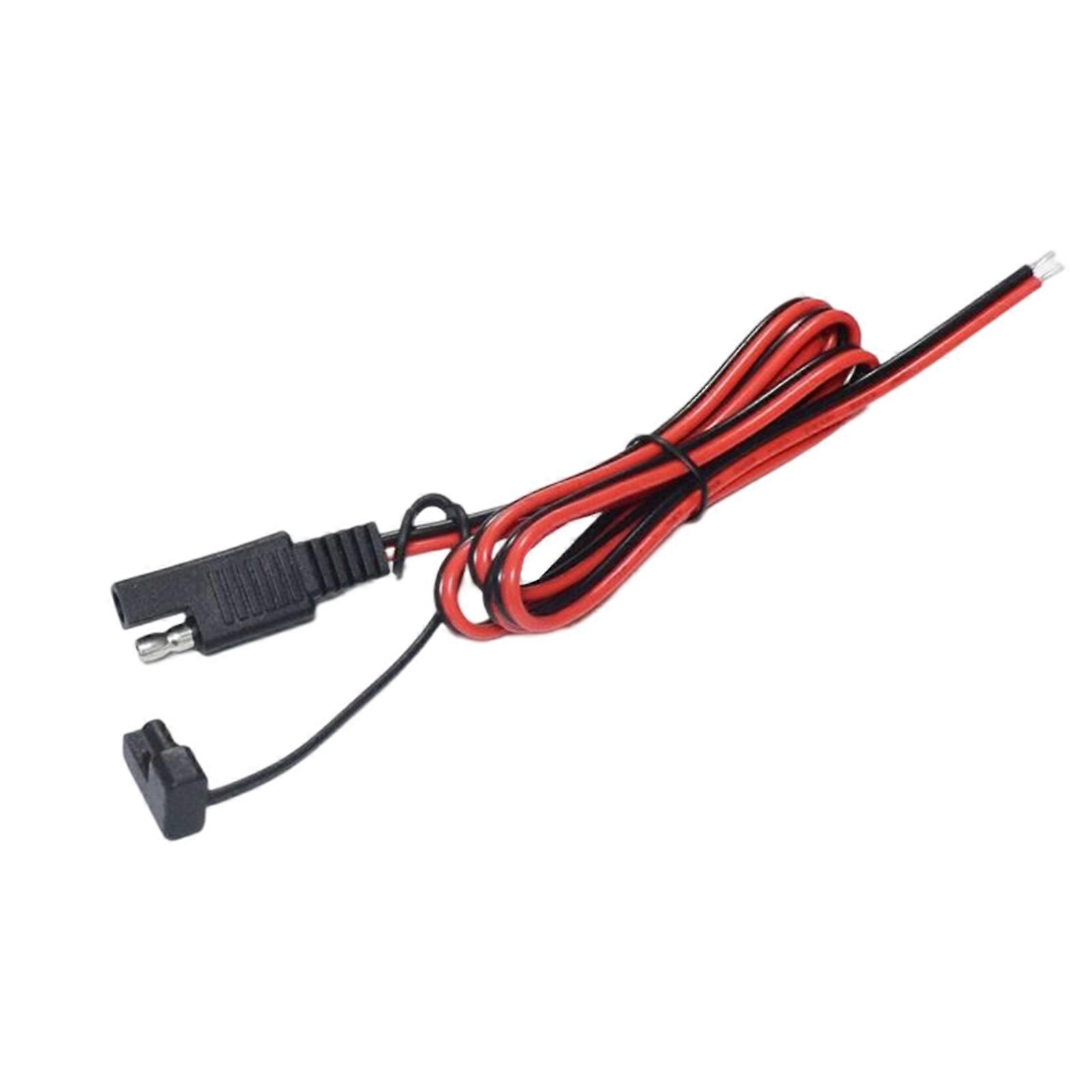SAE Automotive Power Cable 18AWG 2Pin with SAE Connector Quick Dis-connect-Extender Cord Wire with Dustproof Cap