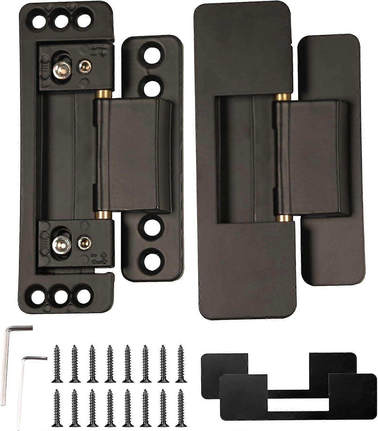 Charnière de porte cachée Charnières cachées ultra-minces Charnières cachées pour porte secrète Heavy Duty Con