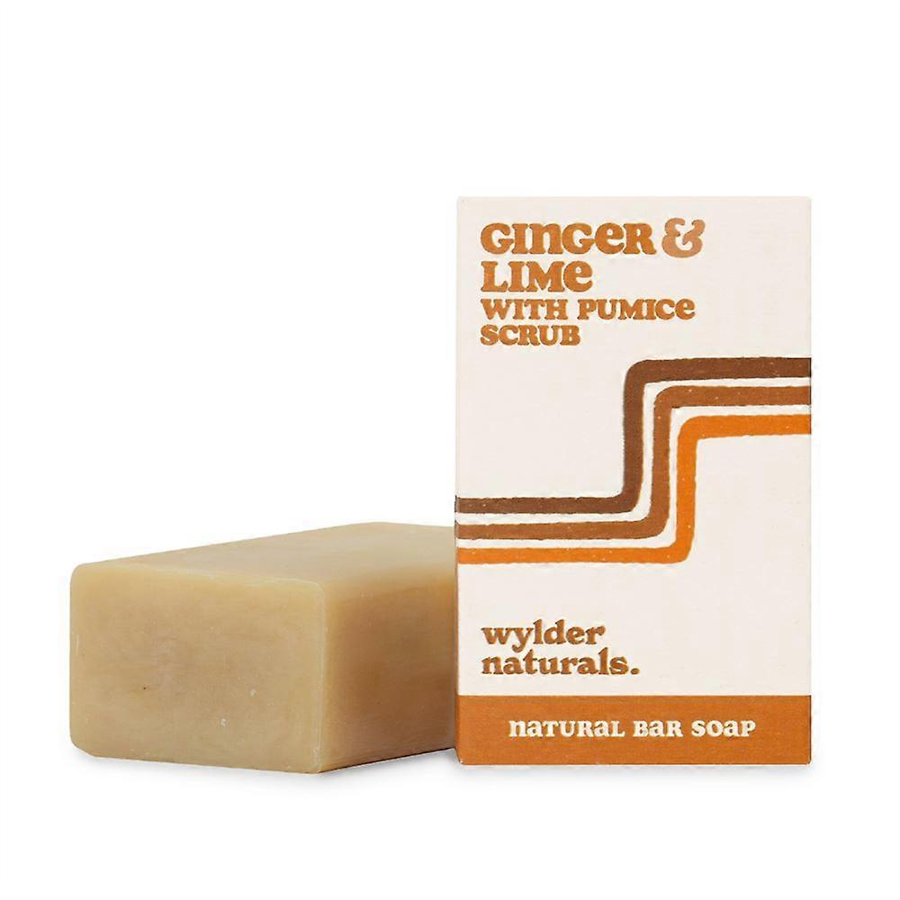 Wylder Naturals 120g Ginger & Lime with Pumice Scrub Natural Soap