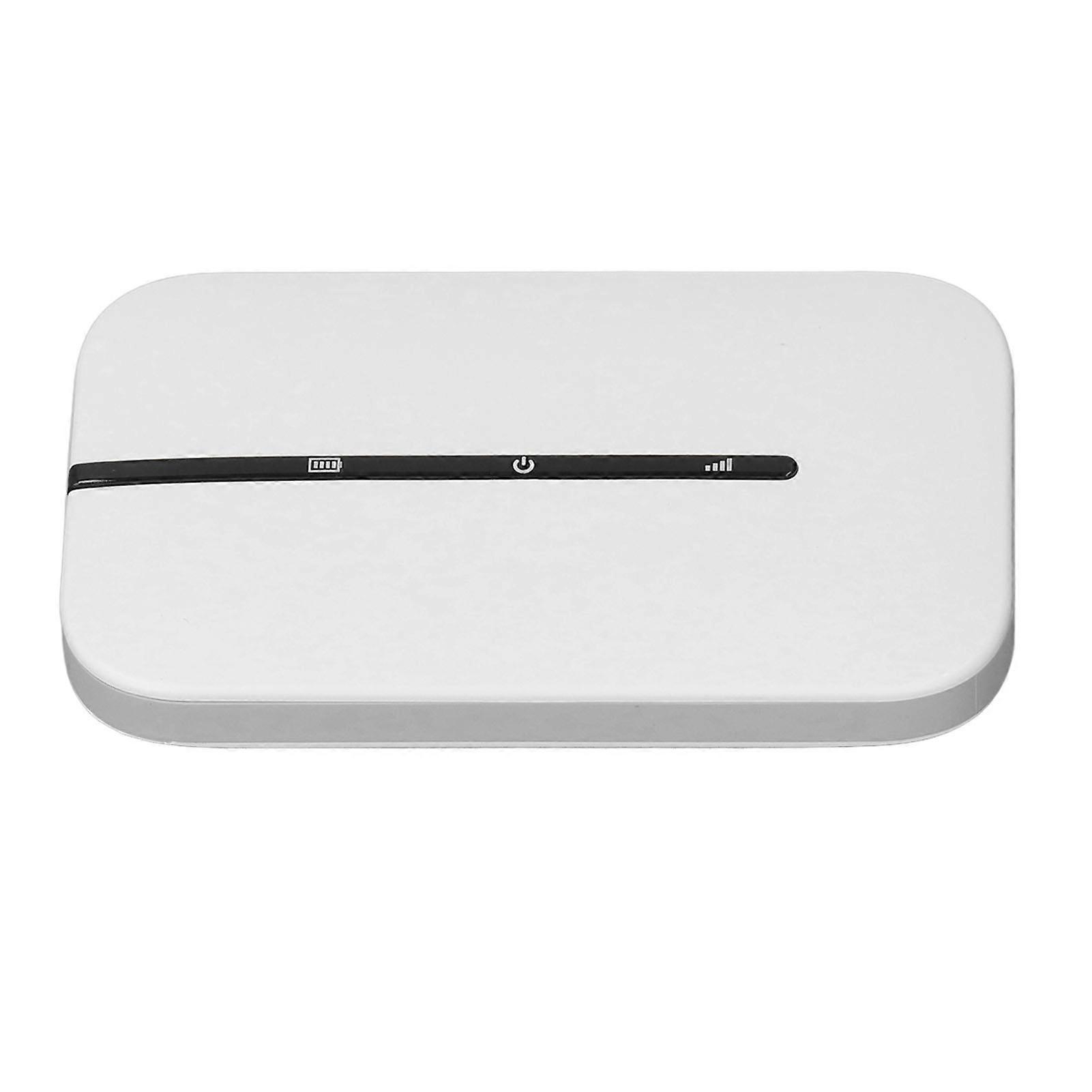 4G LTE Mobile Hotspot White Unlocked Router 300Mbps 2100mAh Support 10 Users Sharing with SIM Card Slot for Travel Business Trip Working 