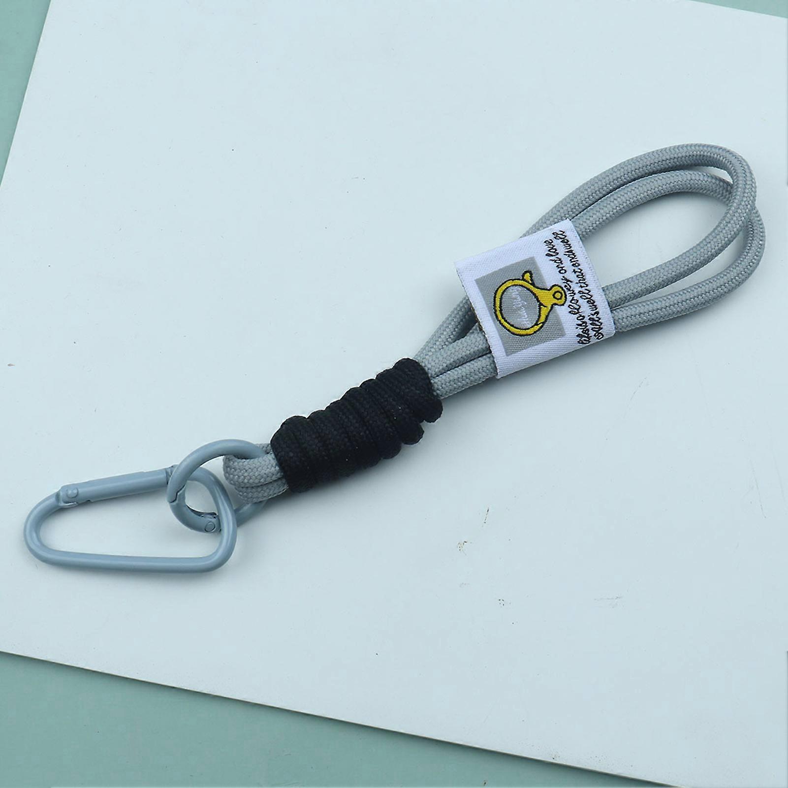 Iridescent Braid Rope Keychain Multifunction Tools Rope Keychain