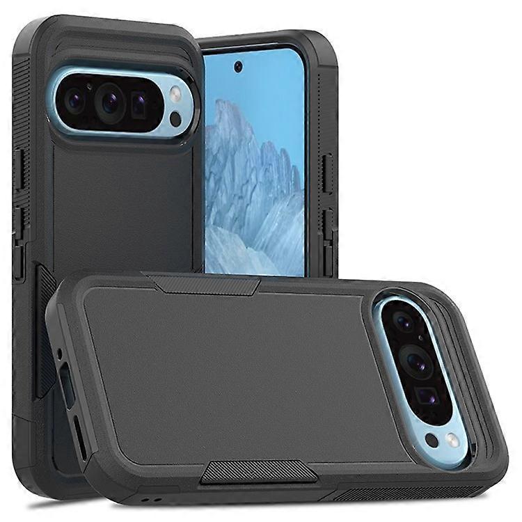 Compatible For Google Pixel 9 / 9 Pro Phone Case Shockproof 2-in-1 PC+TPU Cover
