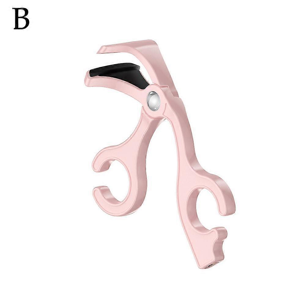 Heated Eyelash Curler Electric Cordless Wide Angle Borderless Design Long Lasting Curl Portable Beginner Friendly