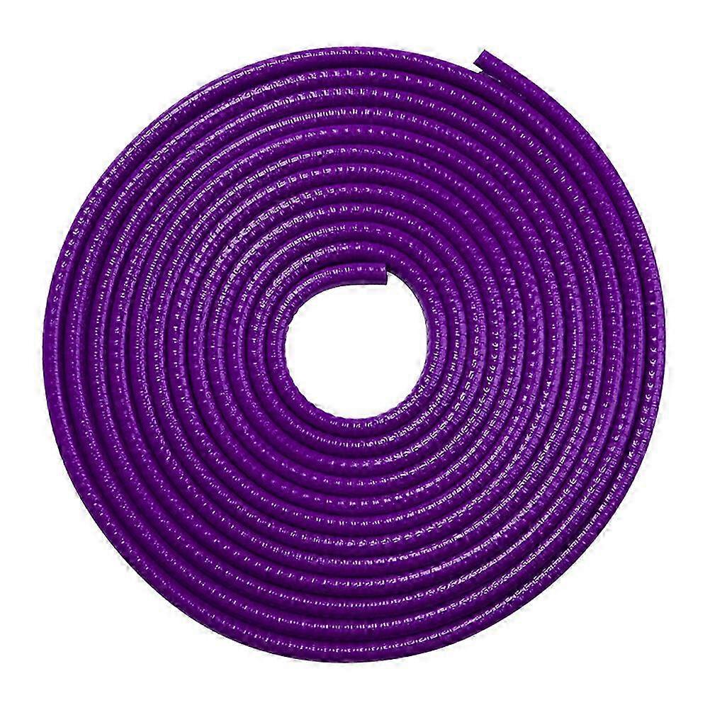 Car Door Guards Trim Rubber Seal Protection Strips (Purple)