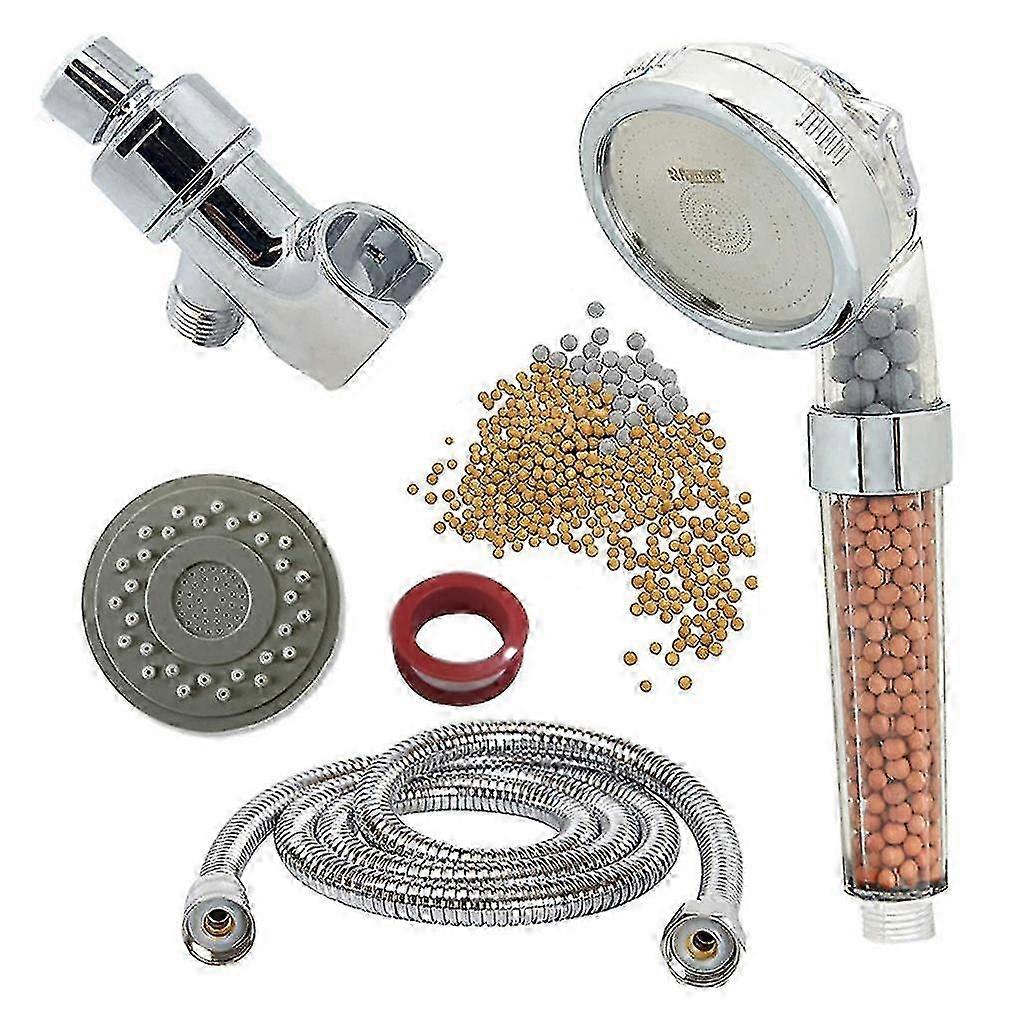 Handheld Rain Shower with Hose - Powerful Spray for High Pressure