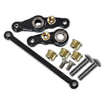 Metalllenkungskomponenten Lenkungsbaugruppe für Tamiya DF01 TA01 TA02 M1025 HUMMER RC Car Upgrades P
