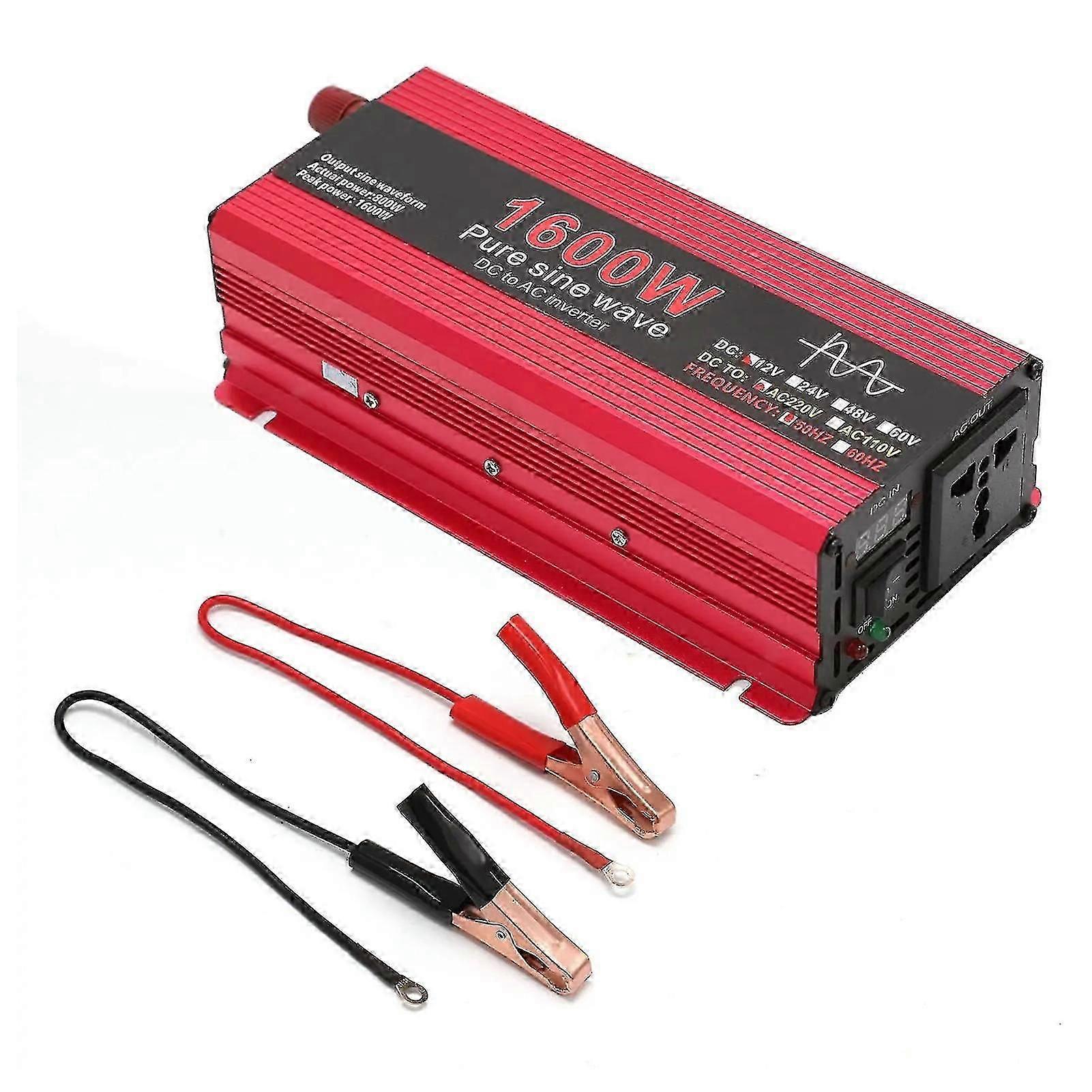 1000W-3000W 12V/24V Pure Sine Waves Inverters Multi-Purpose Power Adapter Available Induction Cooker Fridges