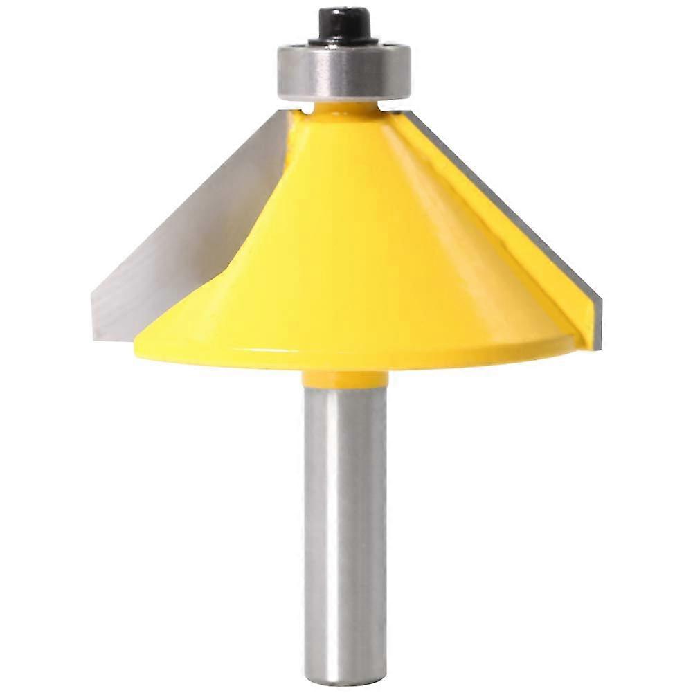 1pc 8mm Shank 45 Degree Chamfer Beveled Edge Router Bit Wood Cutting Tool Woodworking Router Bits