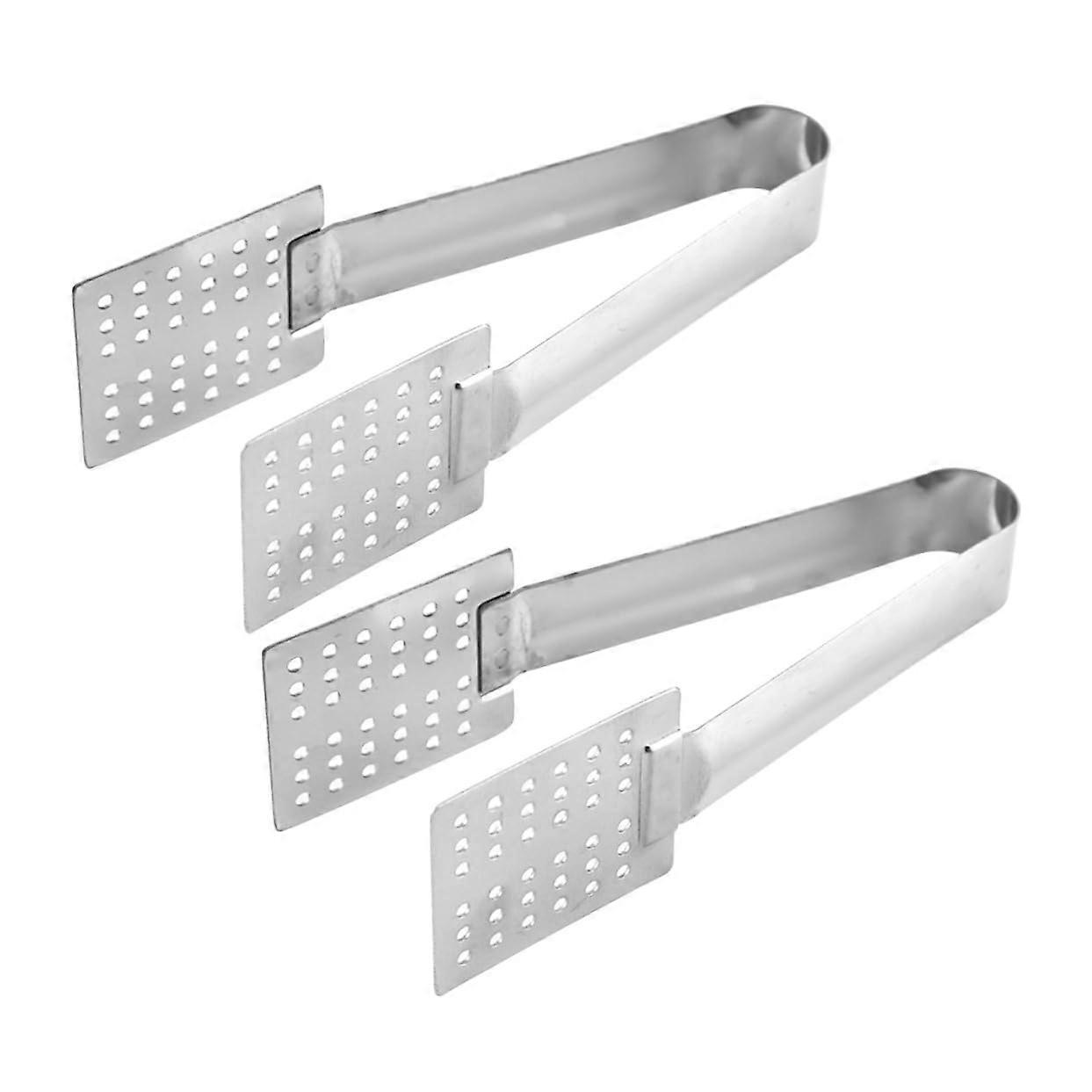 Tea Bag Squeezer Double Clip Set, Rustproof Tea Bag Clips, Multi-Purpose Clips for Tea Bags, Pack of 2