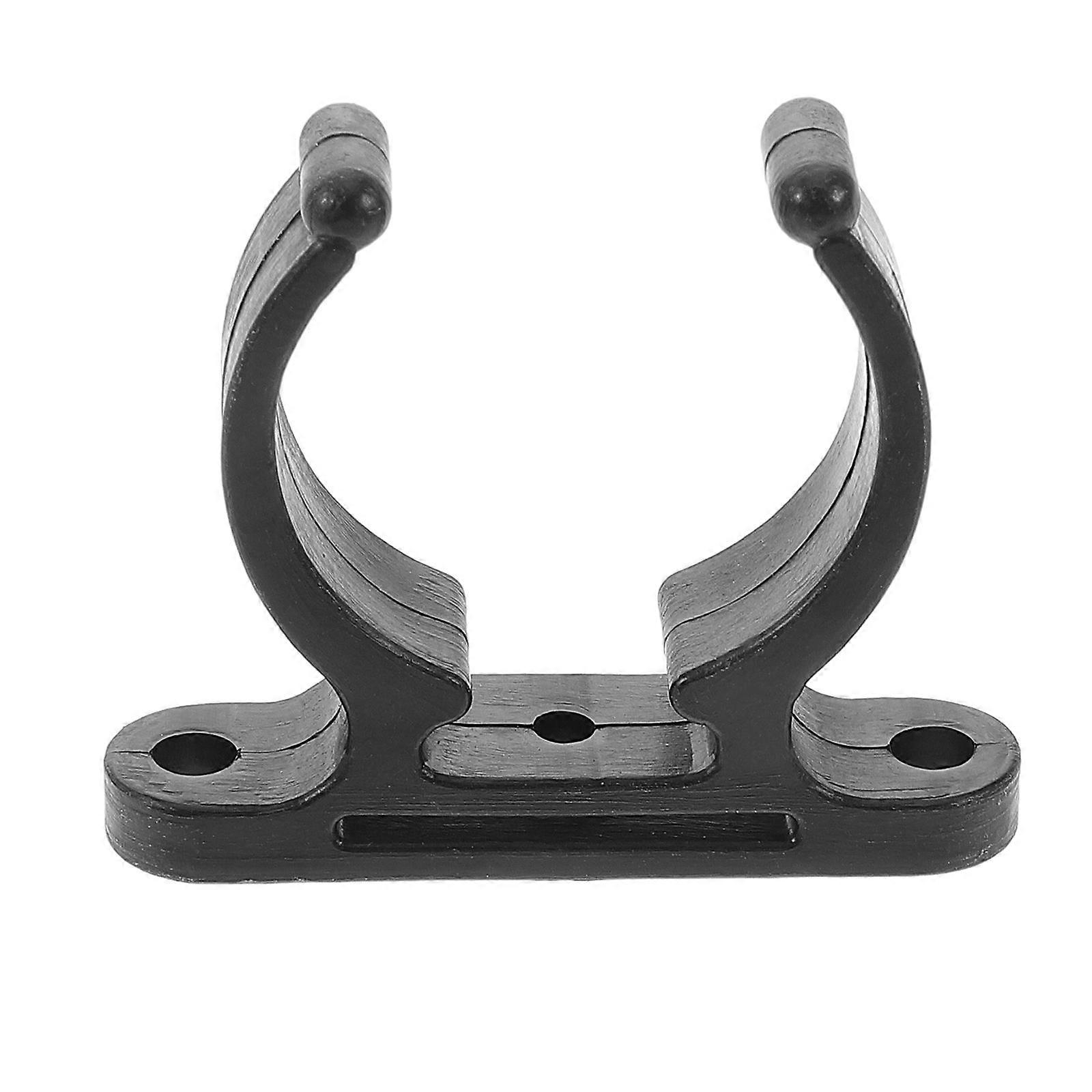 Black Nylon Hose Clamp For Boat Heavy Duty Tube Clamp For Marine Use Multi-Use Hook Clamp Accessory For 38-42mm Hose Yacht And Boat Railing Hardware