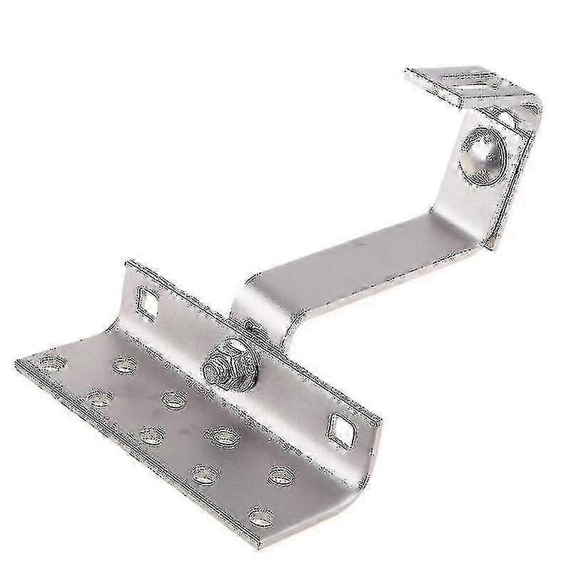 304 Acier inoxydable Solaire Pv Support de montage latéral photovoltaïque Hauteur réglable tuile Crochets de toit Support d’installation Accessoires d’installation Outils--
