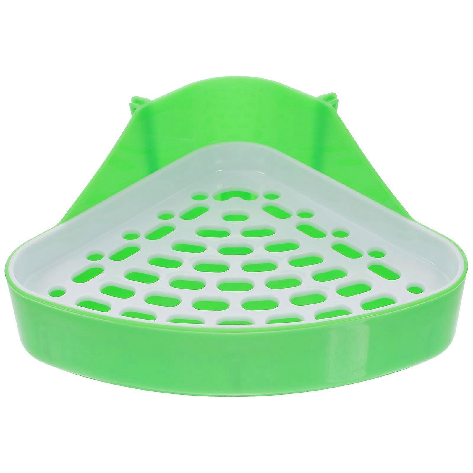 Small Animal Litter Tray with Detachable Leak Proof Washable Bunny Training Toilet for Guinea Pigs, Rabbits, Hamsters, and Small Pets – Easy to Clean