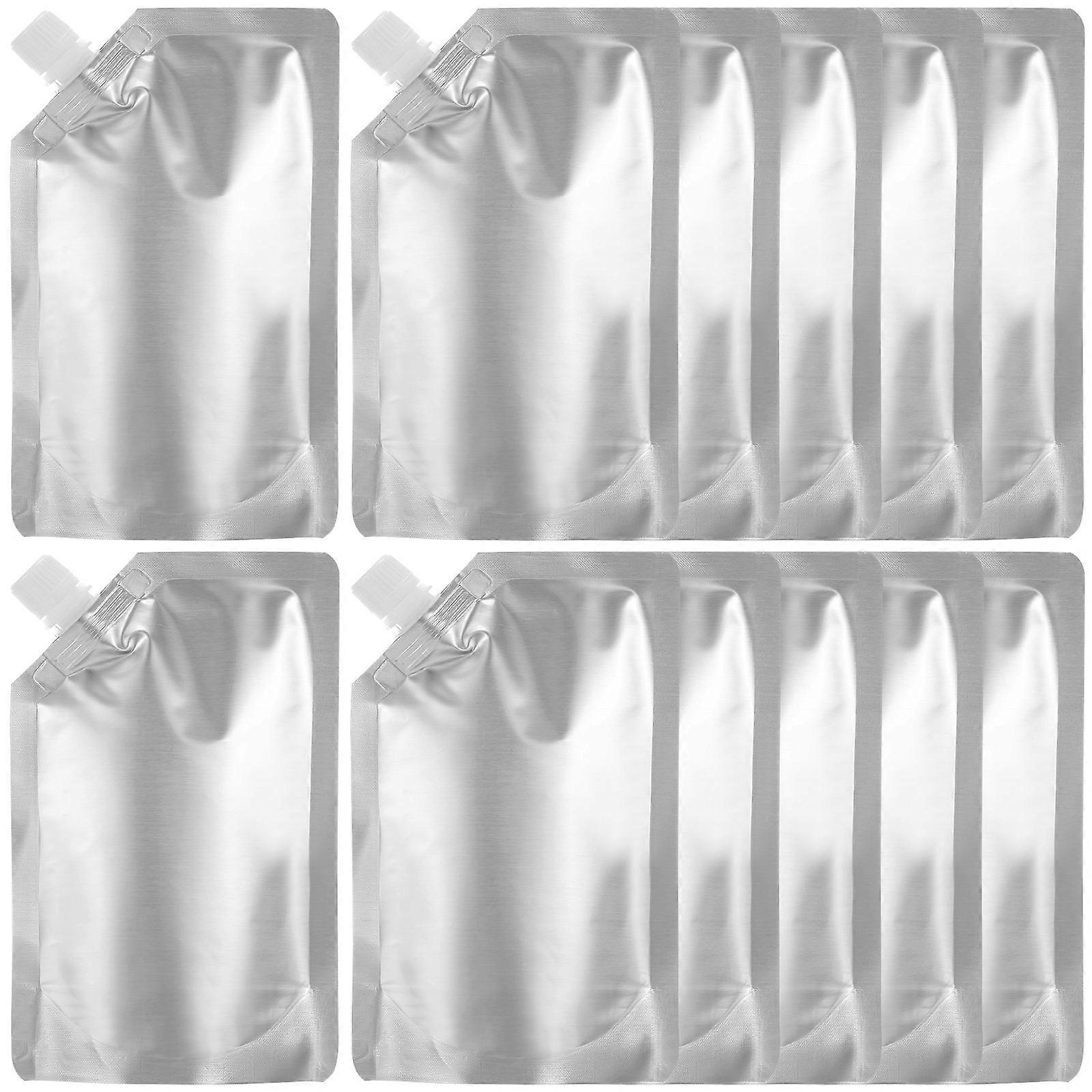 Beverage Containers Plastic Flasks Foldable And Leak-Proof For Camping And Fishing 20Pcs