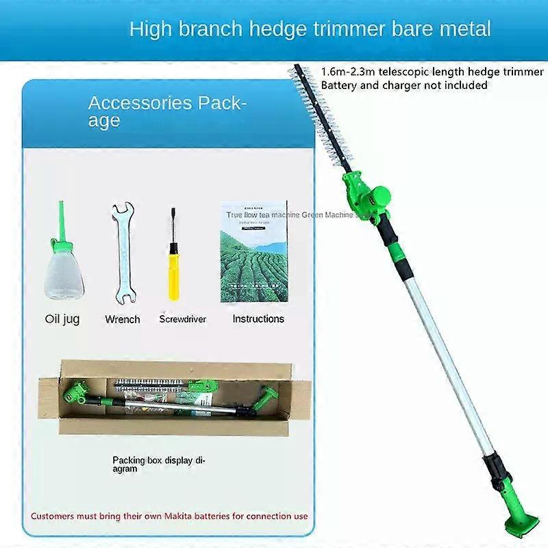 con Electric High Branch Hedge Trimmer Lithium Battery Pruning Shears Home Gardening Tools Can Be Equipped With Backpack Batteries