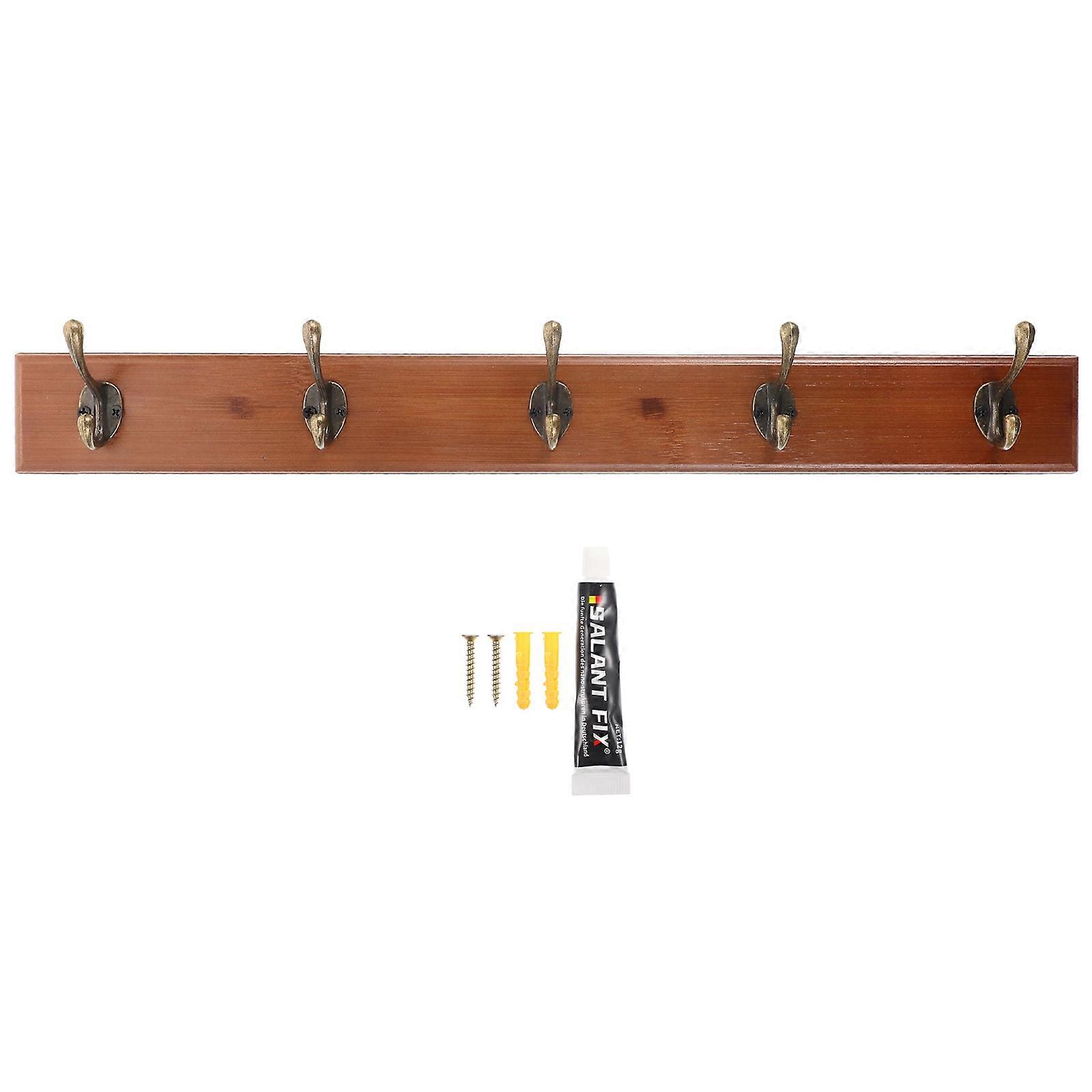 Retro Coat Hooks Unique Coat Hooks Homeowners Apartment Dwellers Bedroom Kitchen Bathroom Storage Hook 18.9 2.2 2.0in 1Set