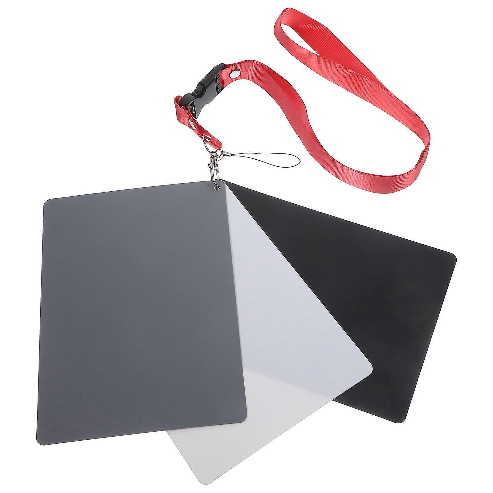 Photo Card Balance Card Photography Aid For Professional Photographers Black Color 1Pcs