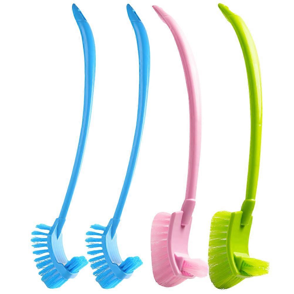 Bathroom Accessories Long Handle Toilet Brush For Use 4Pcs