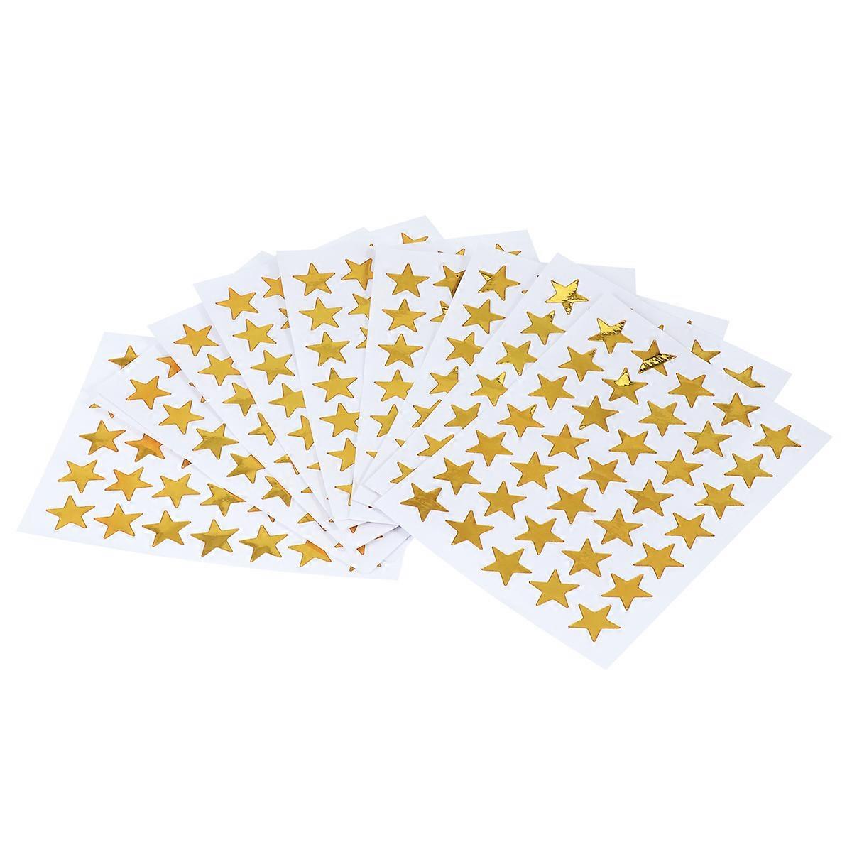 Sparkle Star Stickers   Removable PVC Reward Stickers for Classroom Incentives, Student Motivation, and Chart Decoration