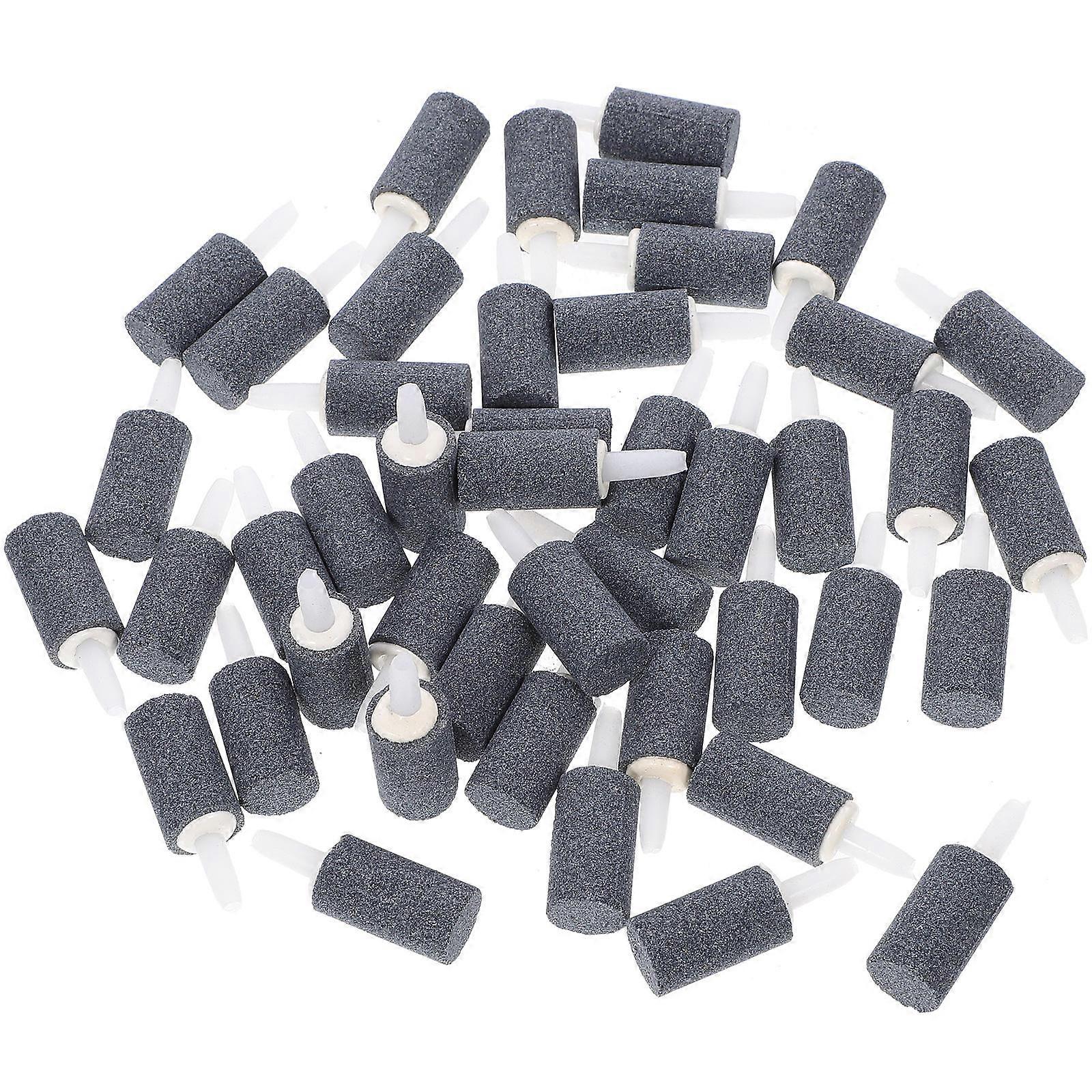 Daily Use Bubble Stone Oxygenation Bubble Diffusion Cylindrical Shape Hydroponics Equipment 50Pcs