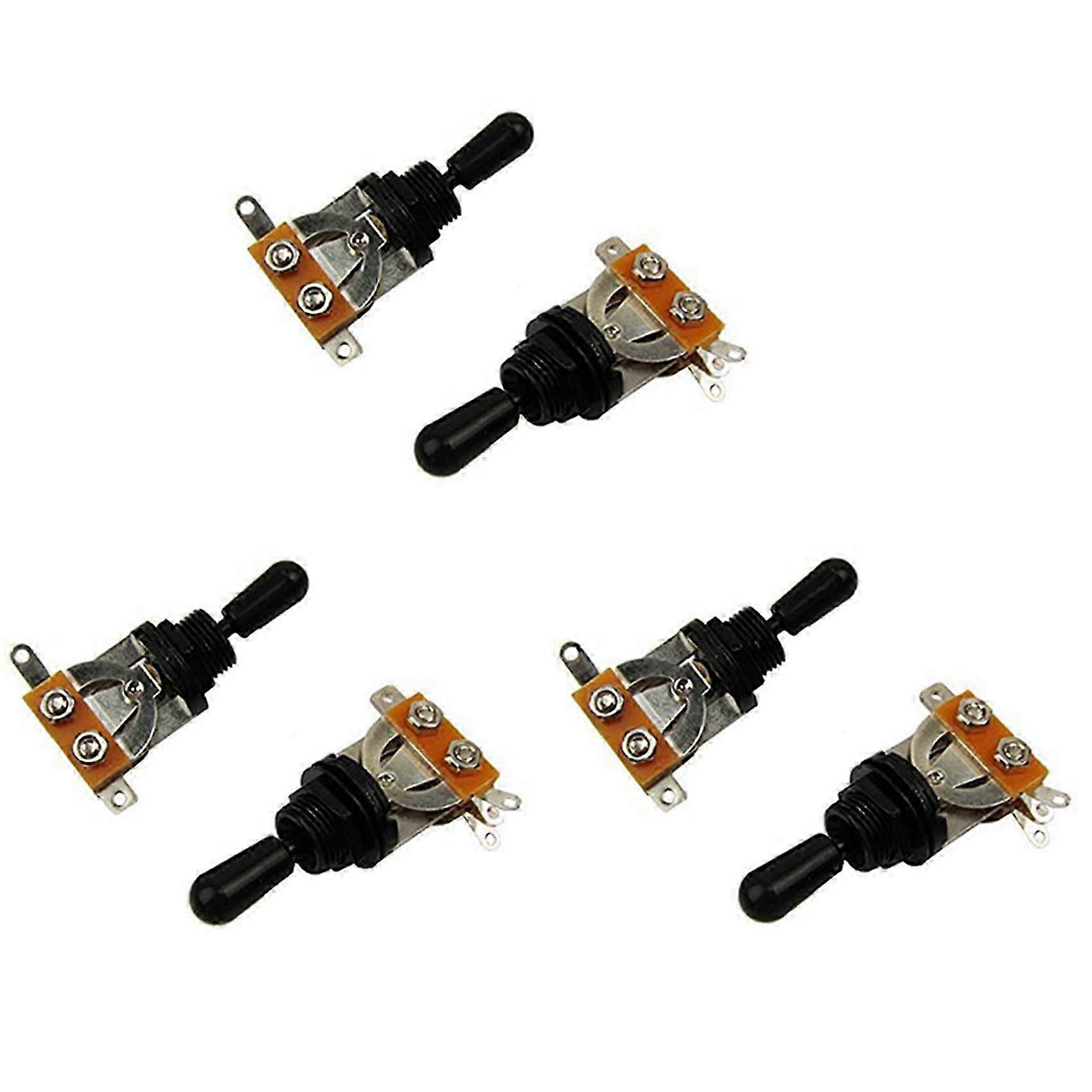 Metric 3 Way Short Straight Guitar Toggle Switch Pickup Selector for Electric Guitar(Pack of 4)