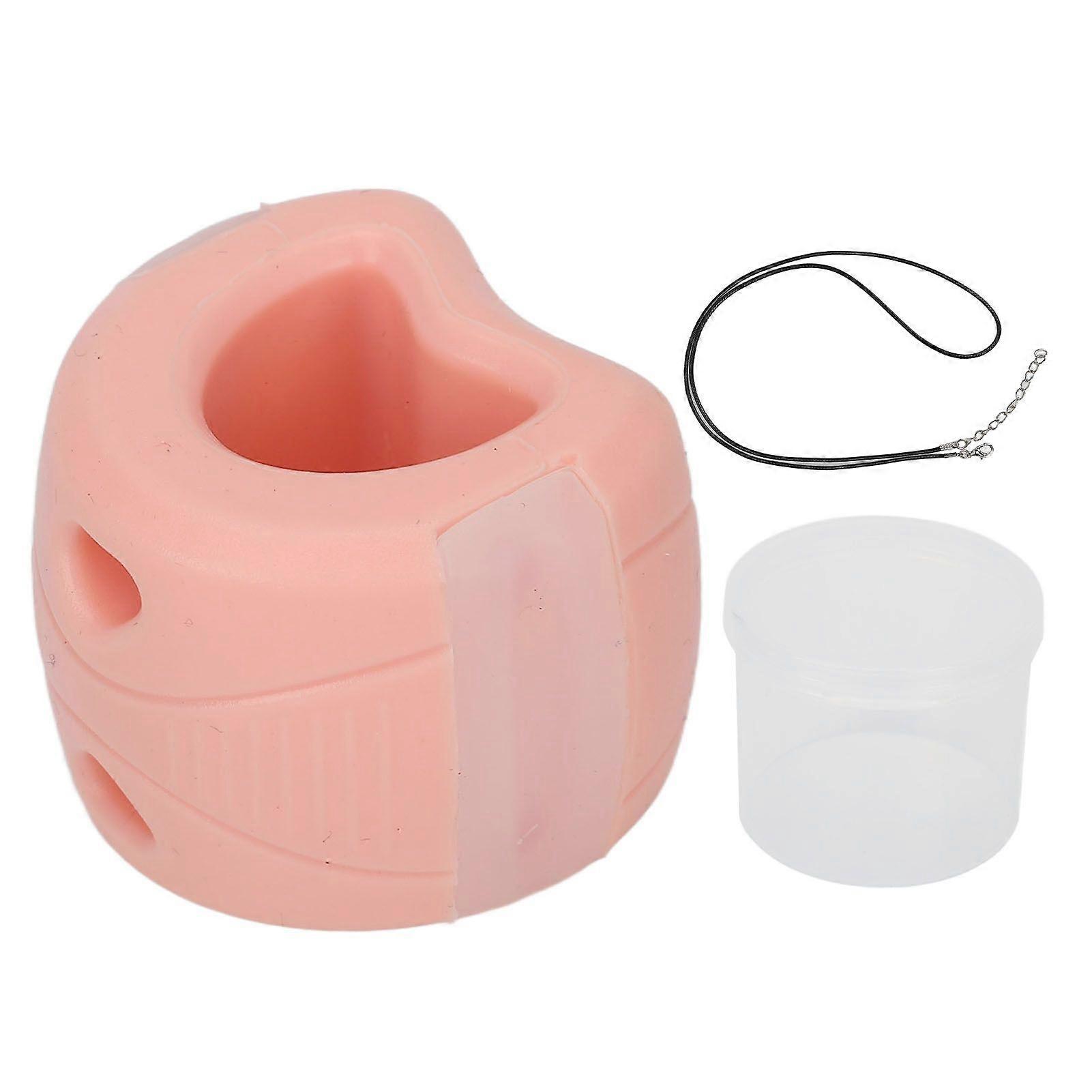 2025 Latest Model Jaw Exerciser Tablet Professional Portable Pink Soft Silicon...
