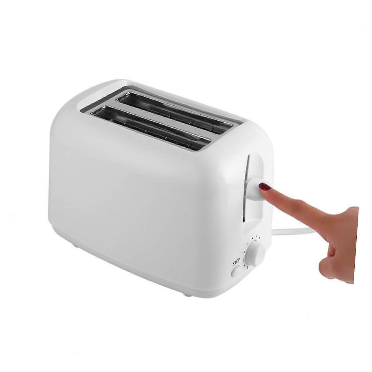Bread Machine Mini Bread Toaster White